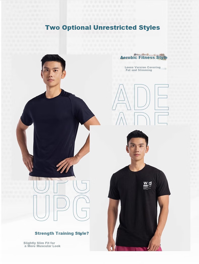 DECATHLON Quick-Dry T-Shirt, Loose-Fitting Sports Short-Sleeve Top, Fitness Running Half-Sleeve Tee, 4998928 9