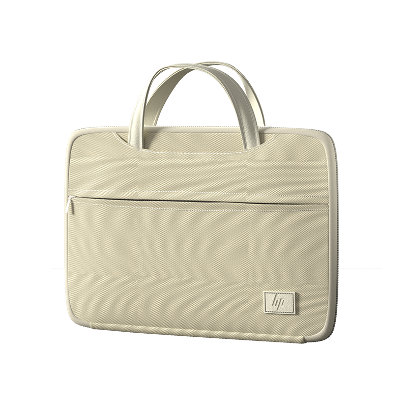 HP Pack O Laptop Bag, Handbag, Notebook Sleeve, 14-Inch Storage Pouch, Protective Case, Universal HP Computer Shell, Beige