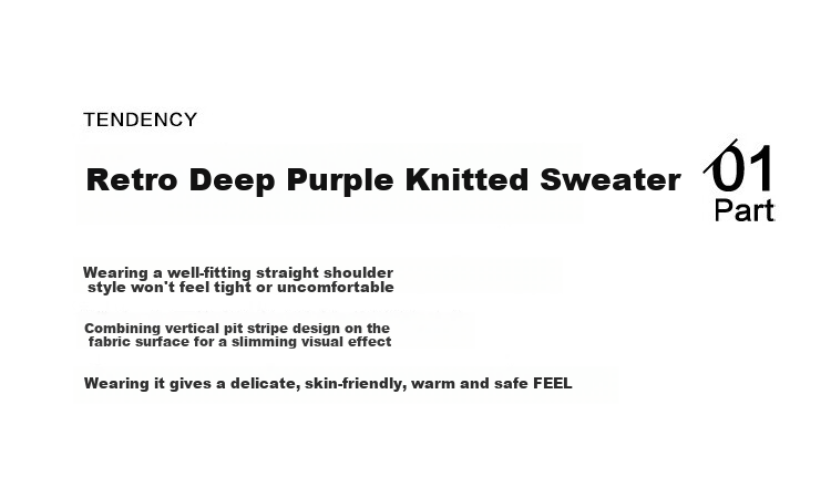 Dme [Light Mature Style Knit Sweater] Spring And Autumn Elegant Top Long-Sleeve Pullover Women's Sweater 5
