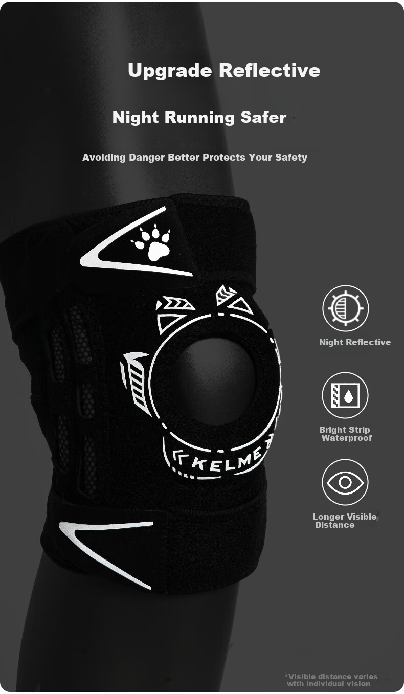 KELME Knee Brace Sports Knee Support for Men And Women, Badminton Hiking Meniscus Injury Patella Running Jump Rope 4