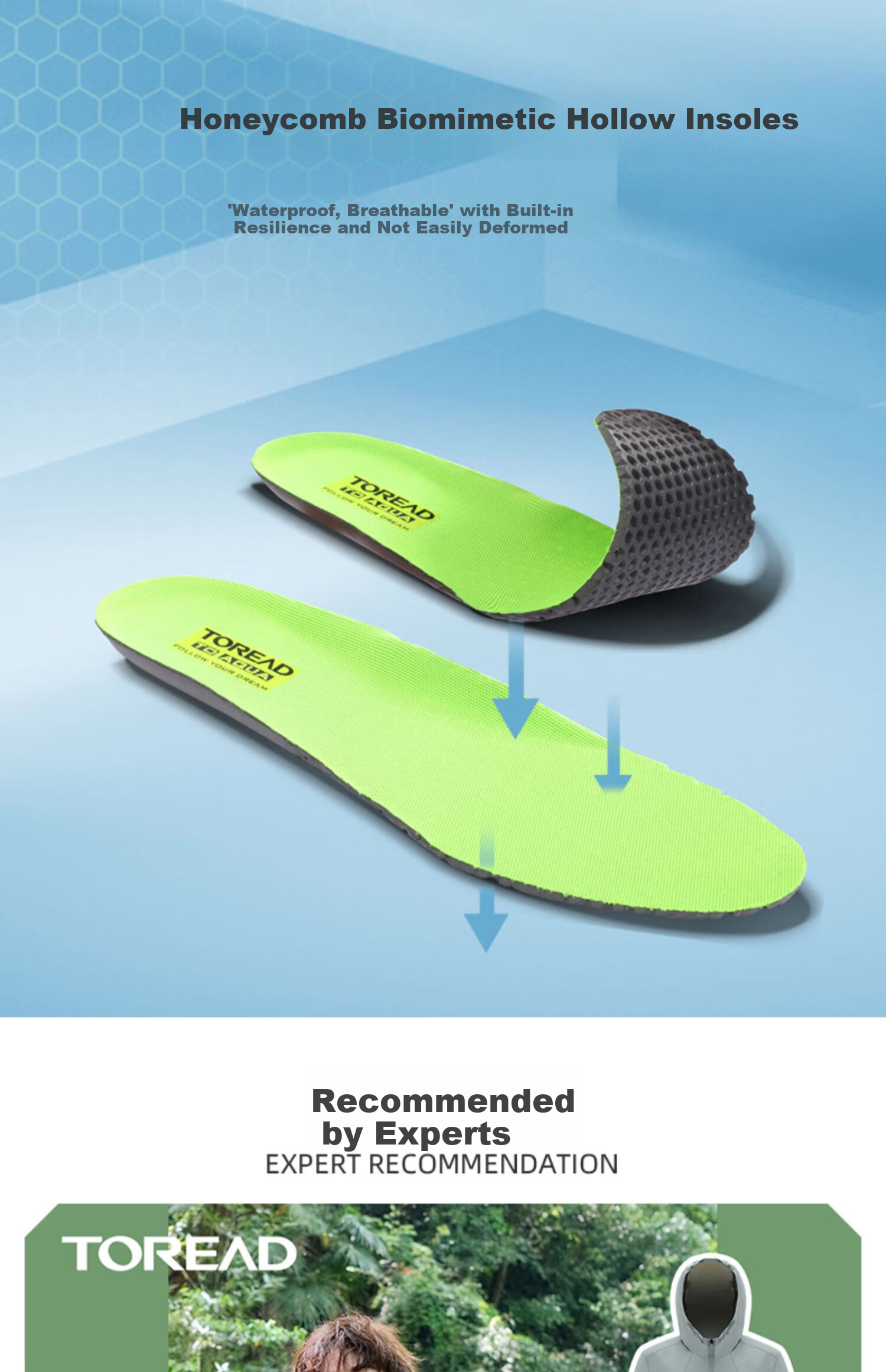 TOREAD Men's Water Shoes, Non-Slip Breathable Hiking Water Shoes, Outdoor Mountaineering Wear-Resistant Casual Sports Shoes TFEEBM81775 8