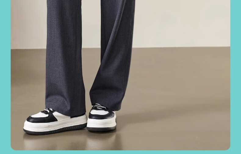 Langsha Women's Straight-Leg TR Twill Suit Pants High-Waist Draped Trousers Narrow and Wide-Leg Casual Pants Spring Autumn Workwear 11