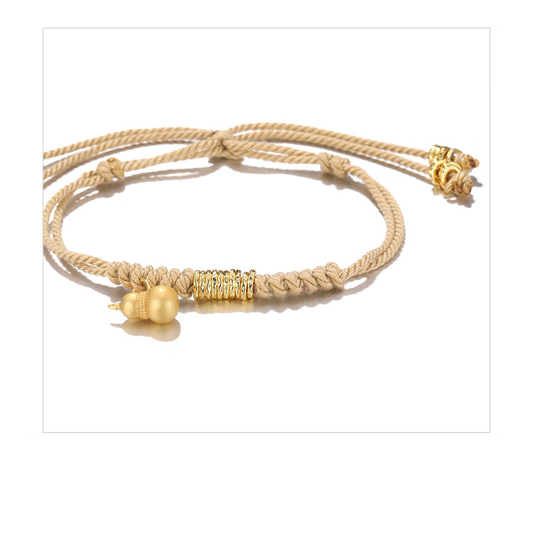 Celect Gourd Bracelet for Women, Ethnic Style Chinese Woven Cord Bracelet, Fashionable Jewelry, Birthday Gift for Girlfriend 5