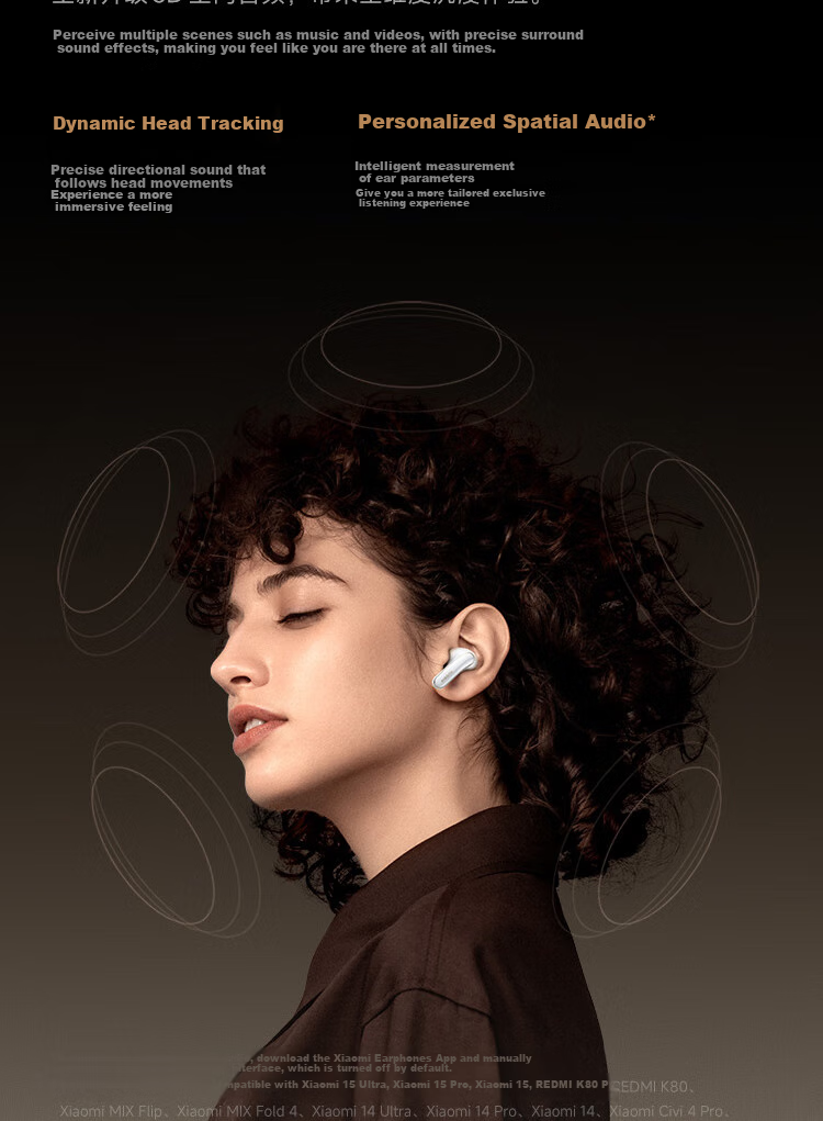 MI Buds 5 Pro In-Ear Noise-Cancelling Translation Recording Bluetooth Earphones Compatible with Android And Apple Phones, Wi-Fi Version, Phantom Black 8
