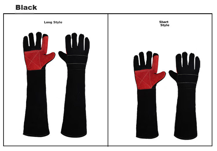 Beifute Anti-Bite Gloves, Scratch-Resistant Dog Bite Protection, Wear-Resistant Thickened Heat-Insulating Welding Gloves, Non-Slip Construction Site Gloves, 60CM Yellow 12