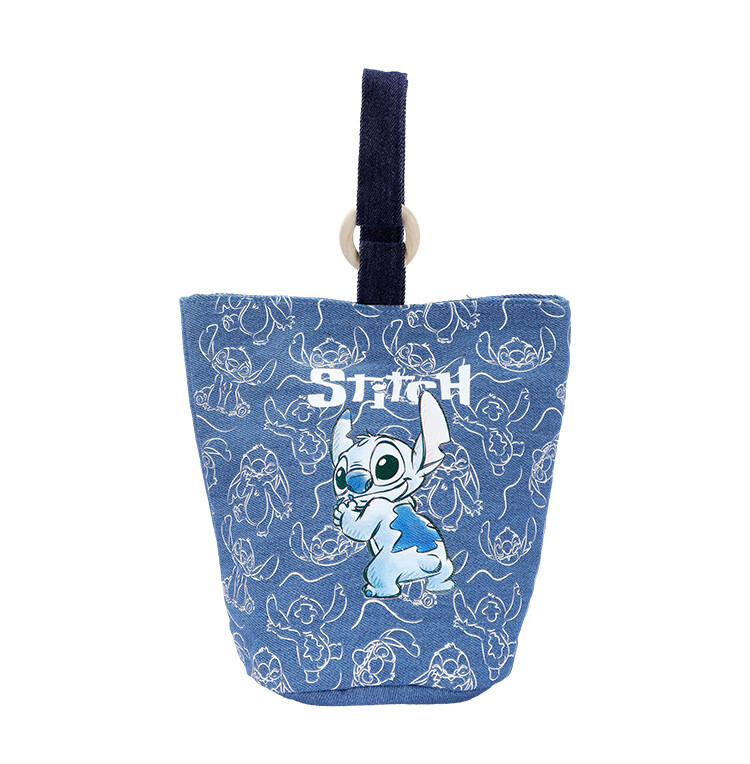 Disney Handbag, Women's Bag, Stitch Denim Canvas Bucket Bag, Cute Girls' Purse, Birthday Gift for Girls 15