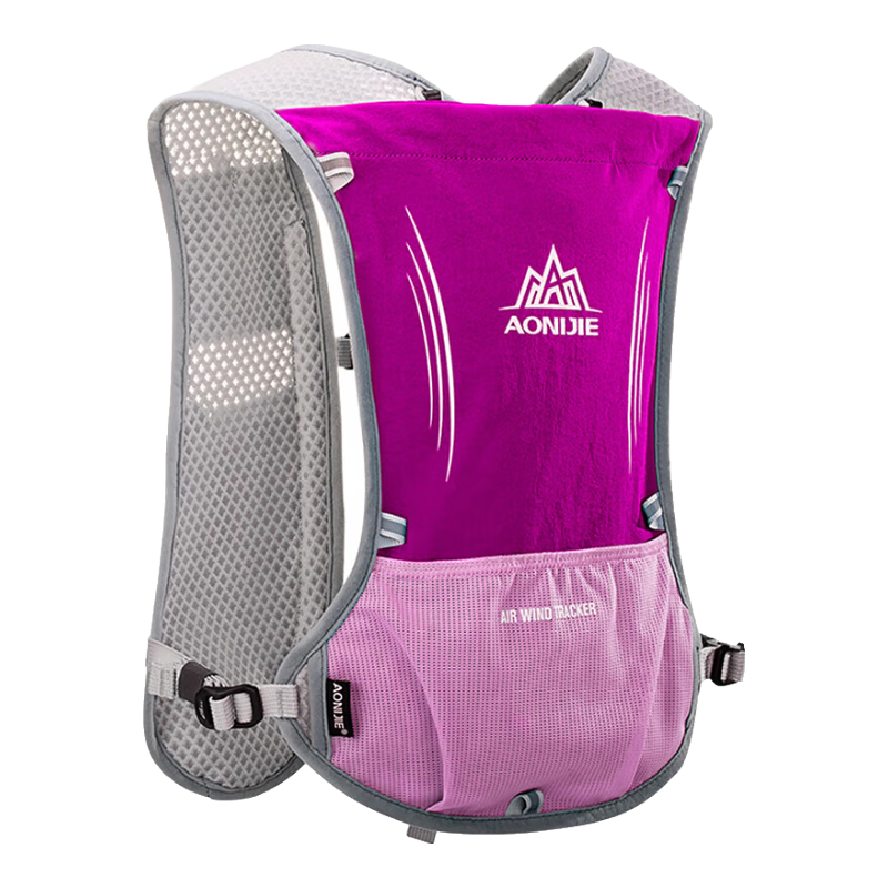 AONIJIE Lightweight Off-Road Backpack, Breathable Running Pack, Quick-Drying Outdoor Hiking 5L Hydration Bladder Bag
