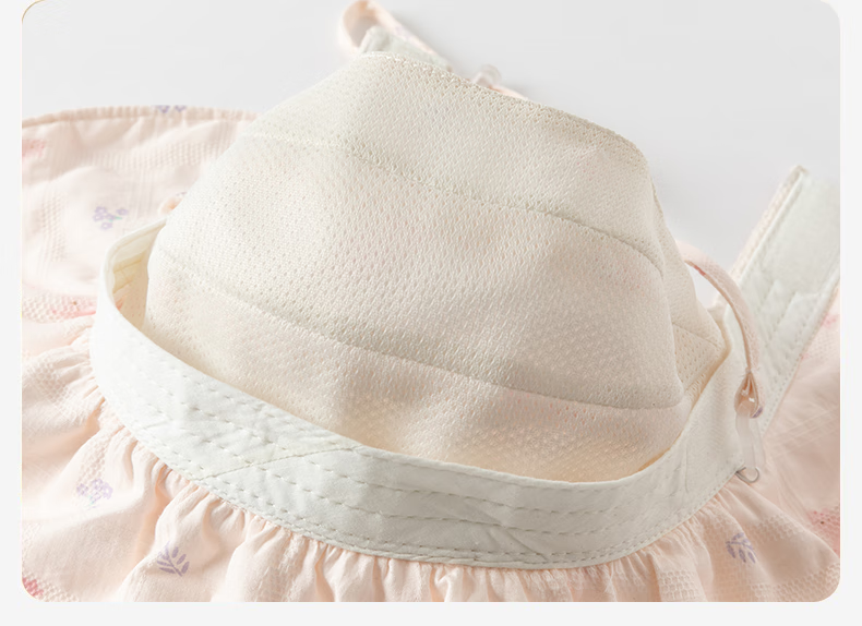 David Bella Kids Sun Hat Girls Outdoor Breathable Summer Baby Wide Brim Open Top Thin Hat 6