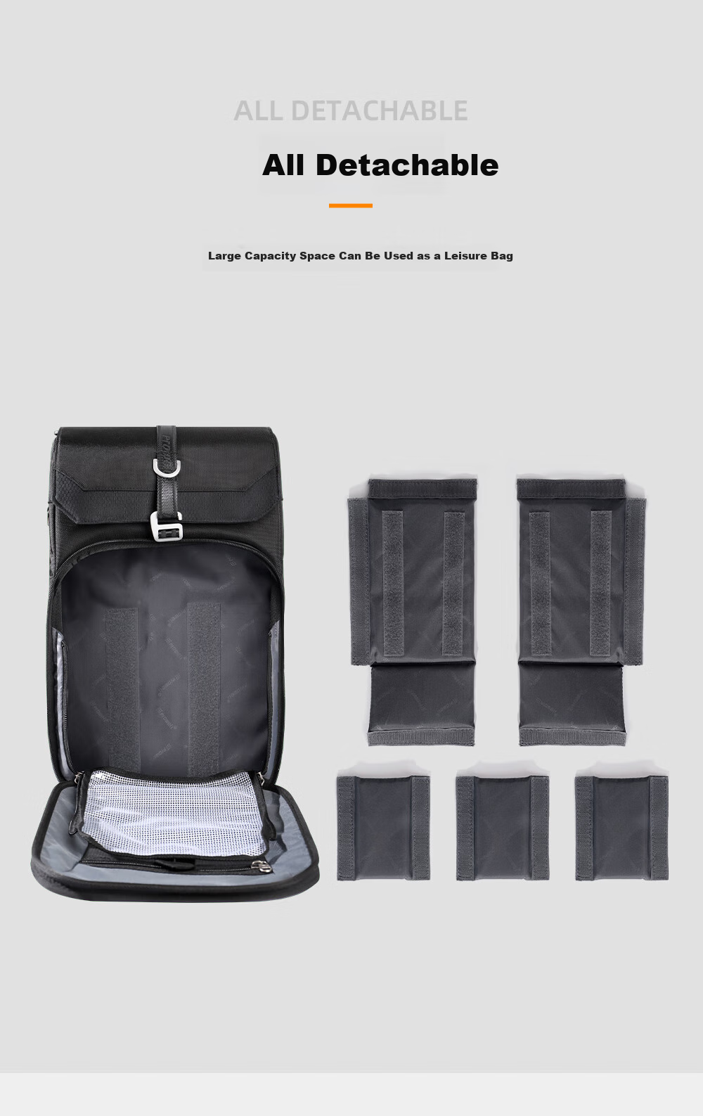 Pulewei Camera Backpack, Photography Rucksack, Mirrorless Camera Bag, Canon Sony Hard Shell Backpack, Outdoor Photography And Videography Camera Backpack, Multifunctional Lens Digital Storage Bag 6