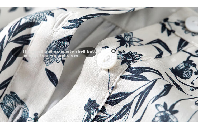 Sentubila New Chinese-Style National Style Dress, Summer Wear, Blue And White Porcelain Print, Elegant Waist-Cinching Slimming Dress, White with Blue Flowers, Size L 22