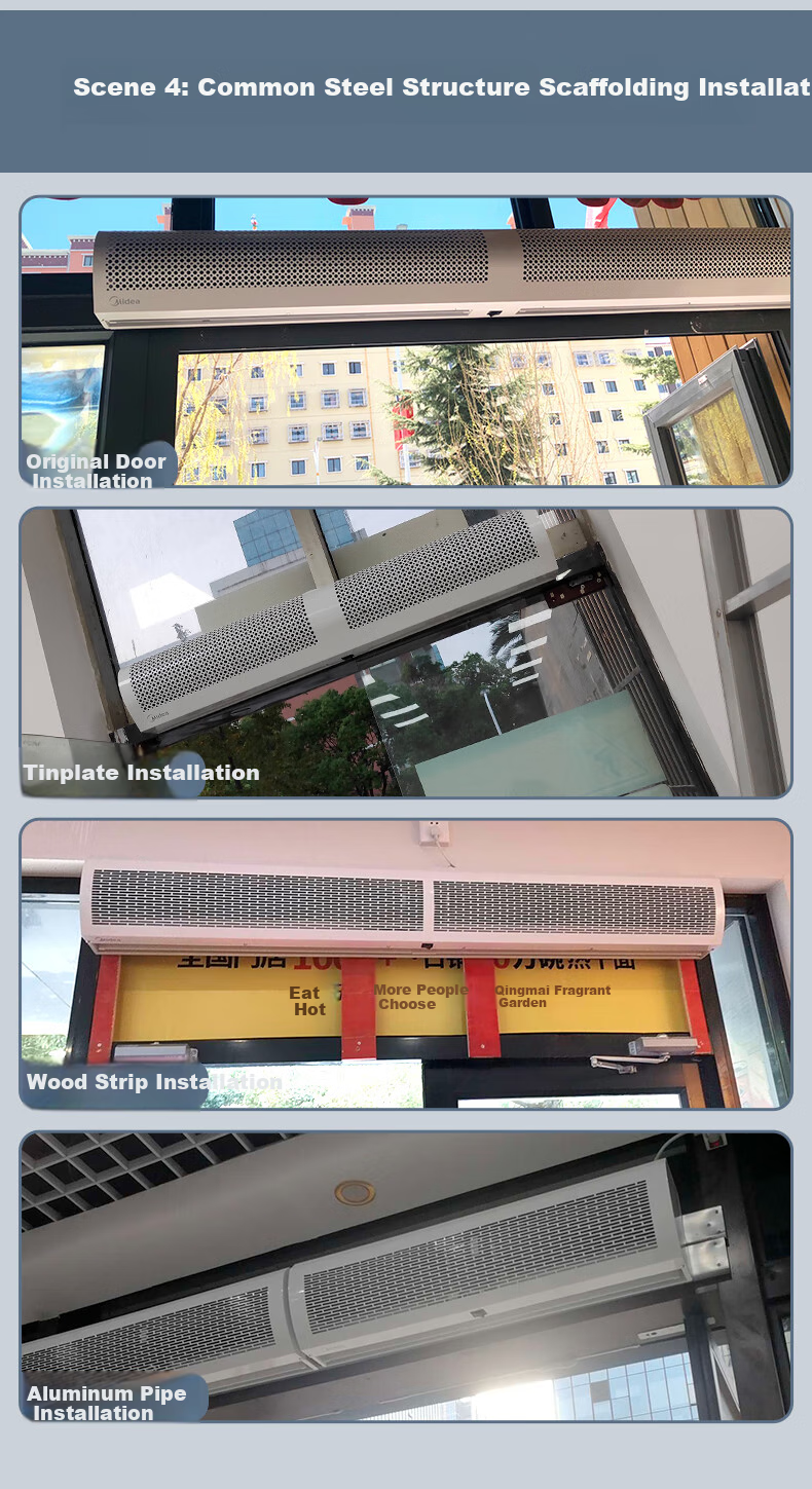 Midea Commercial Air Curtain, High-Power Wind Barrier, Low-Noise Natural Wind, for Shopping Malls And Supermarkets, Air Screen, Industrial Remote Control Wind Gate, 1.2 Meters, FM3012-Y 15
