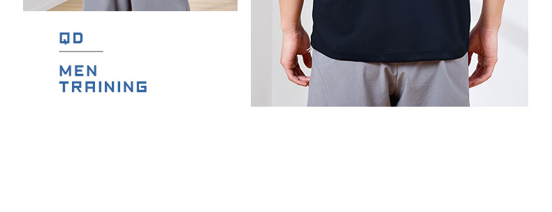 QIAODAN Men's Short-Sleeve T-Shirt, 2025 New Style, Breathable Quick-Dry Shirt, Men's Round Neck Ice Silk Running Sports Top 12