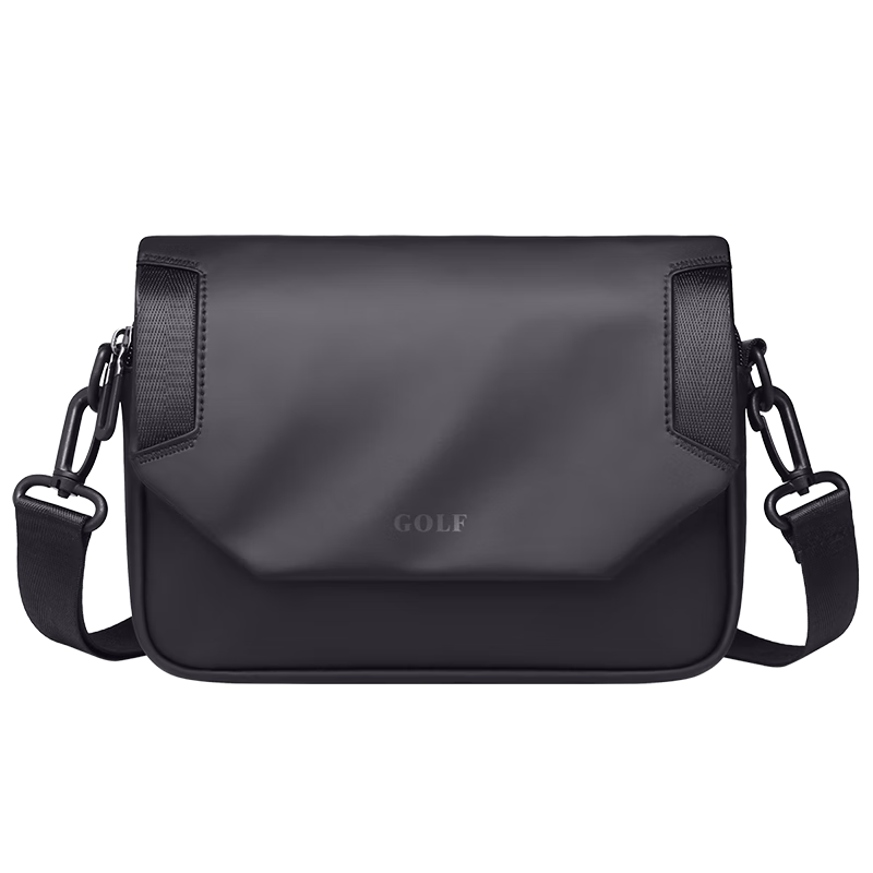 GOLF Shoulder Bag for Men, Flip-Top Crossbody Bag, Phone Bag, IPad Mini Bag, Water-Resistant Commuter Cycling Sports Small Messenger Bag