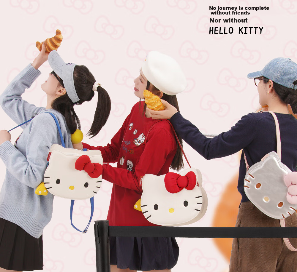 Toutou Hello Kitty Kitten Shoulder Bag, Underarm Bag, Birthday Gift for Best Friends, Tote Bag 7