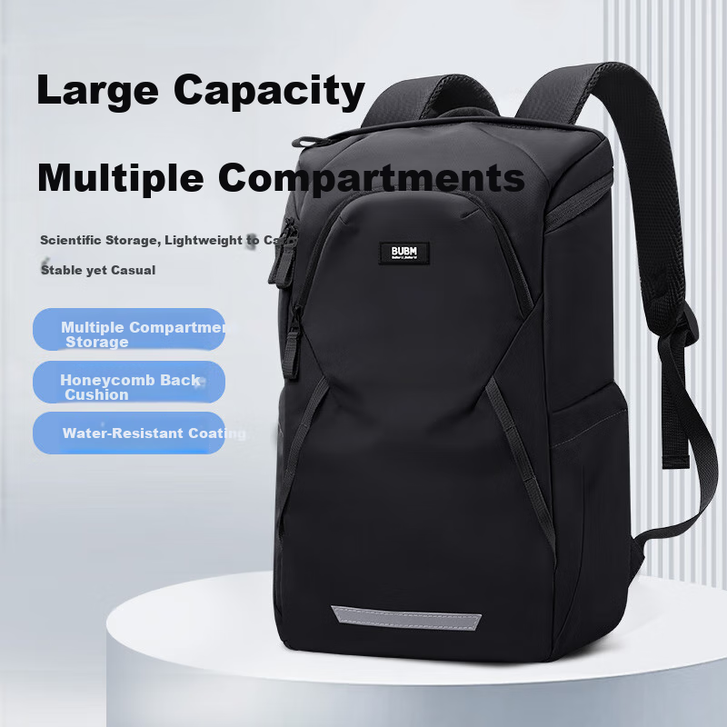 Biyoumei Laptop Backpack, 16-Inch Capacity, Compatible with Lenovo, Huawei, Apple, Large Capacity, Business Travel, Student Schoolbag