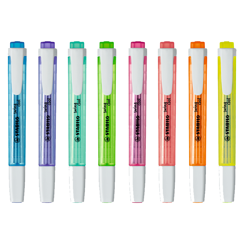 STABILO Leiku Highlighter, Candy-Colored Planner Pen, Fresh And Simple Student Office Marker, 275/51 (Turquoise)