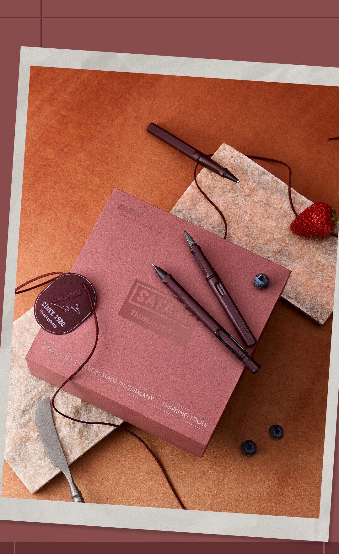 LAMY Fountain Pen Safari Series Limited Edition Ink Pen Set Coral Pink 0.5mm Student Calligraphy Writing Office Gift 7