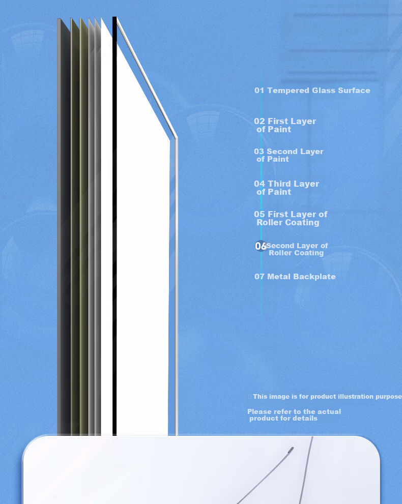 Deli Magnetic Whiteboard, 200*100cm Full Screen, Tempered Glass Hanging Board for Office Meetings, Writing Board (Includes Eraser, Marker, And Magnetic Pins) MZ104 10
