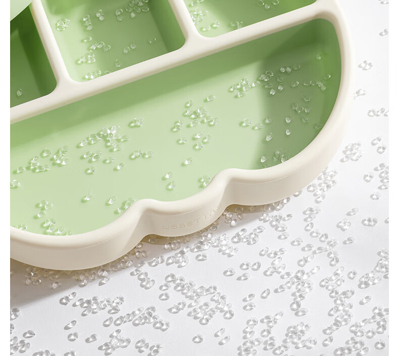 Beitais Baby Suction Plate Self-Feeding Silicone Divided Toddler Dining Plate Cuiyun Milan Lunch Box 3