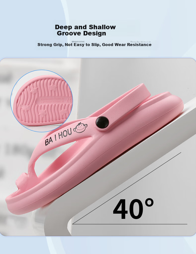 BAIHOU White Monkey Corrective Big Toe Sandals, Bunion Correction Functional Split-Toe Slippers, G-01 Pink, Size 35-36 6