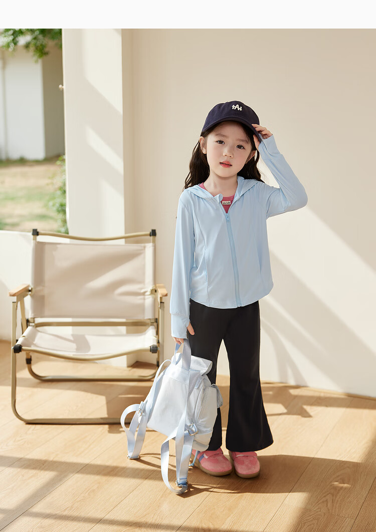 LUSON Children's Clothing, Baby Sun Protection Clothing for Girls, New Summer Style UV-Resistant Children's Ice Silk Jacket 18