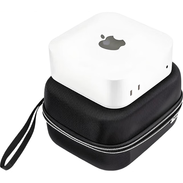 Qiye Storage Bag, Hard Shell Organizer Box, Handbag, Suitable for Apple Mac Mini Computer Case, Accessories Storage Pouch, Apple Mini Computer M4 Mini4