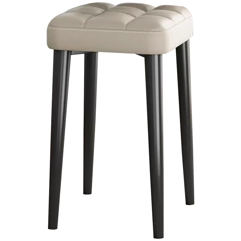 Yupin Stool, Household Square Stool, Dining Chair, Small Stool, Stackable Soft Cushion Stool, HK5167, Two-Piece Set
