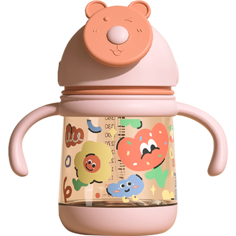 Goole Kids Children's Straw Water Bottle Direct Drinking Water Cup Summer Outdoor Sports Large Capacity Kindergarten School Cup