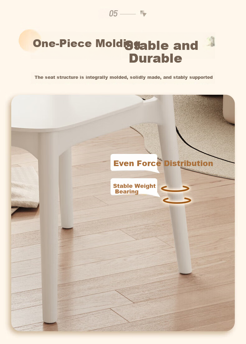 Quanpinwu Dining Chair Stool Plastic Chair Milk White Office Chair Backrest Leisure Chair Desk Chair Study Chair Makeup Chair 6