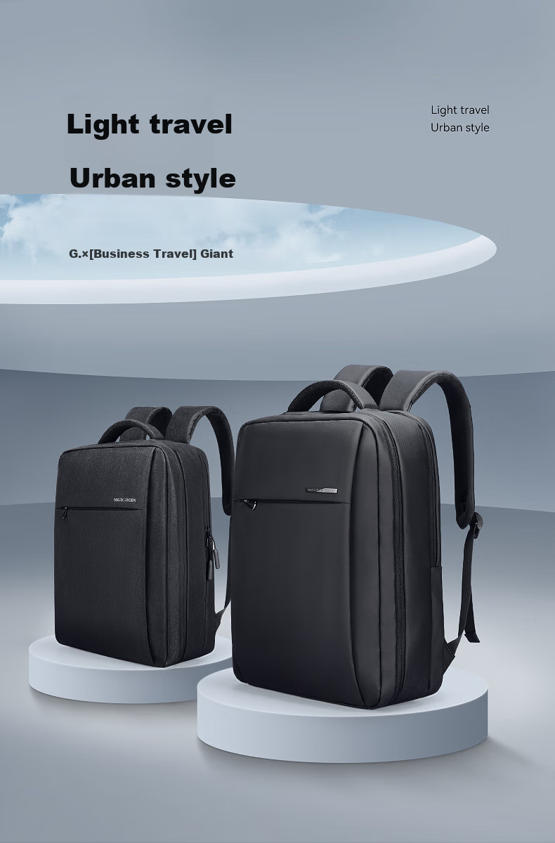 MARK RYDEN Backpack for Men, Multifunctional Laptop Bag, Large Capacity Travel Student Schoolbag MR2900 Upgraded Classic Black Versio 1