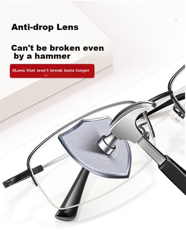 GOGOSOON Ultra-Light Reading Glasses for Men, High-Definition Anti-Blue Light Presbyopic Glasses, Premium Genuine Product for Middle-Aged And Elderly 5