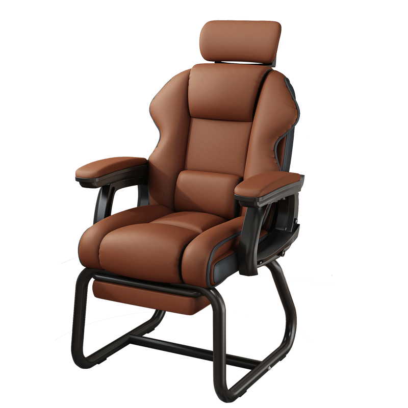 Chibailun Computer Chair, Bow-Shaped Gaming Chair, Home Office Chair, Reclining Sofa Chair, Comfortable for Long Sitting, Dormitory Study Chair