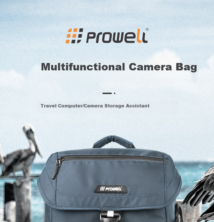 Pulewei DSLR Camera Bag, Backpack Photography Bag, Digital Canvas Outdoor Waterproof Travel Backpack 1
