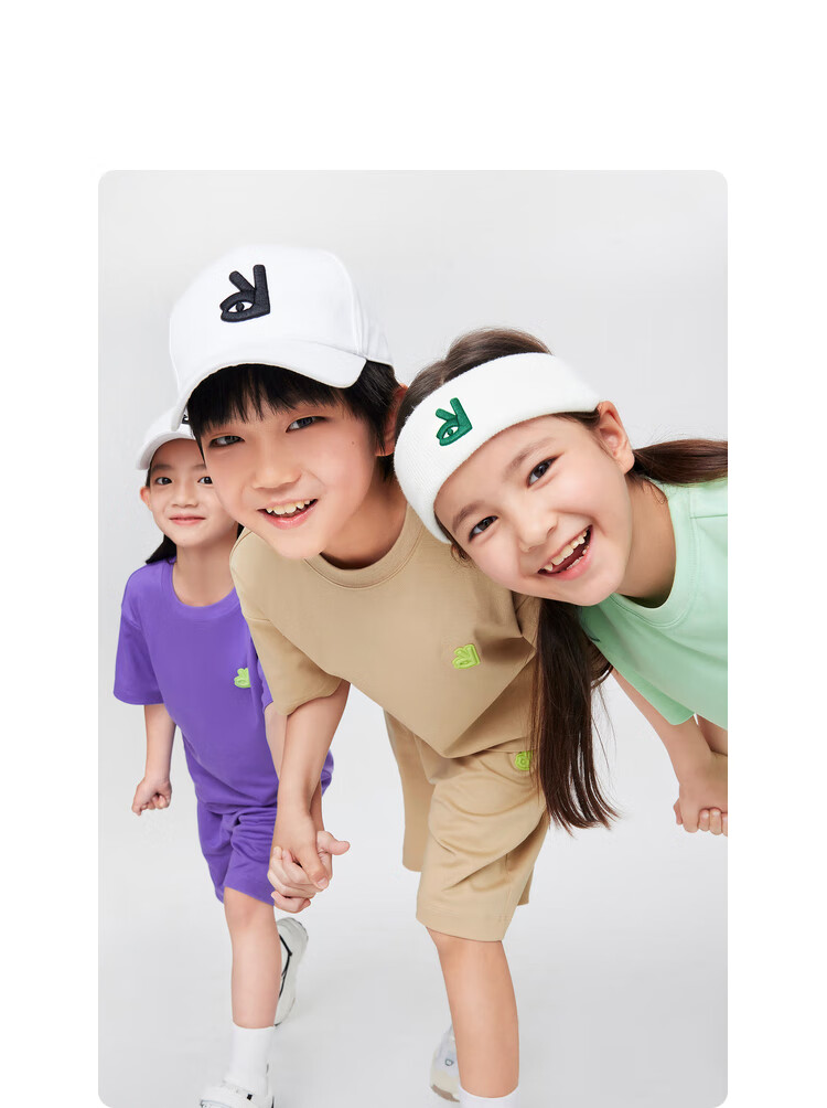 Annil Children's Clothing, Boys And Girls Short-Sleeve T-Shirt, Antibacterial Long-Staple Cotton, Summer Fashion, Pure Cotton, Casual Round Neck, Loose Fit, Nebula Blue 3