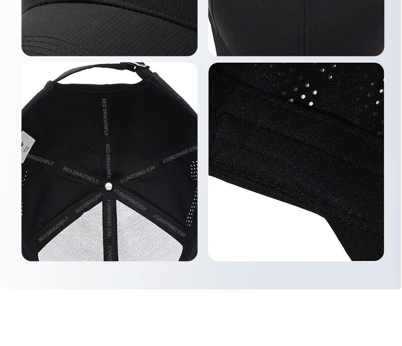 RED DRAGONFLY Baseball Cap for Men And Women, Quick-Dry Sun Protection Hat, Breathable Mesh Fishing Cap for Spring And Summer Outdoor Use 19