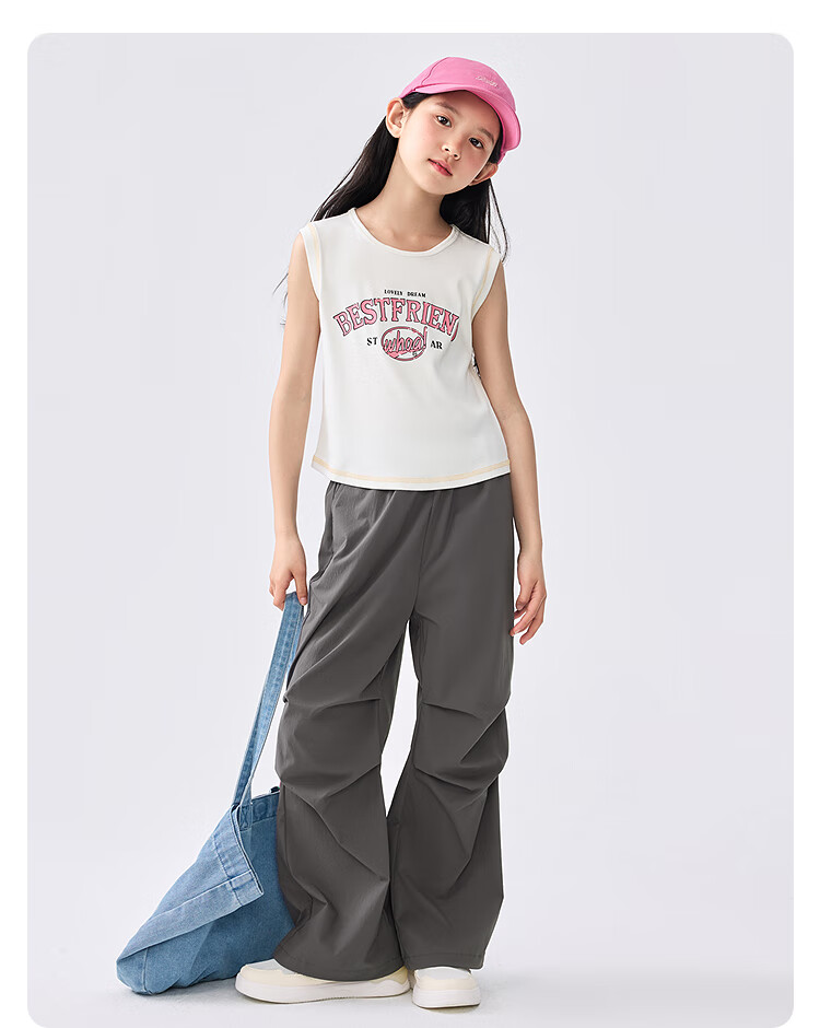 BALABALA Kids Girls Sleeveless Vest 2025 Summer Fashion Sweet Cool Style Top for Older Children 208225122003 19