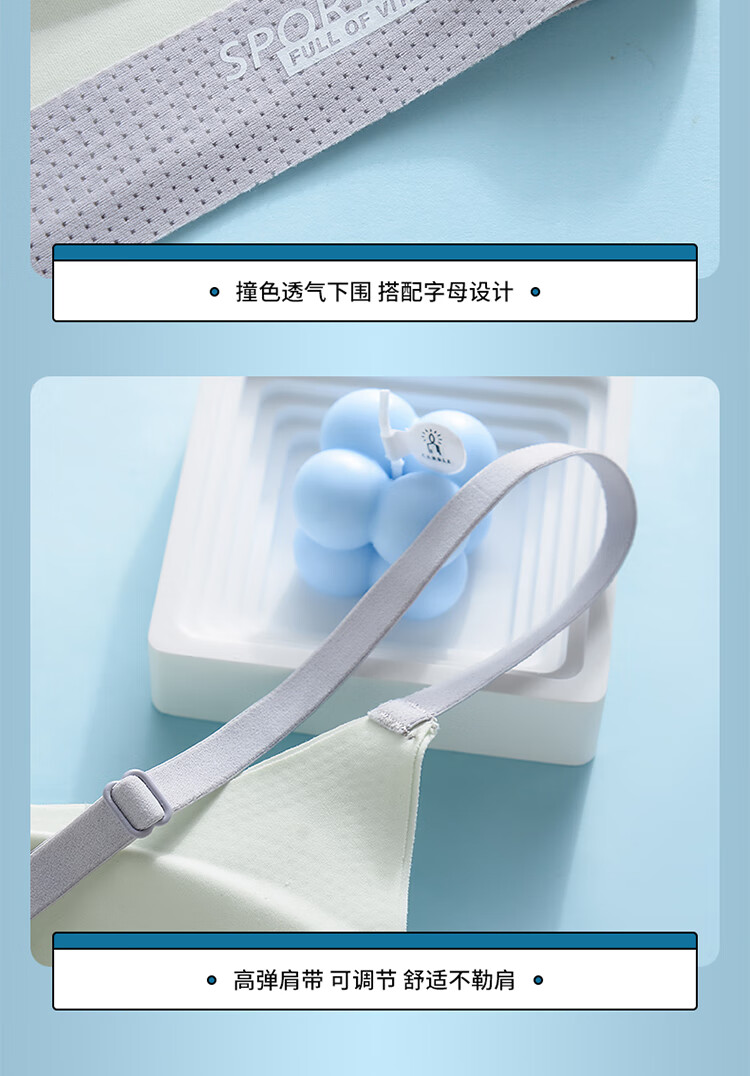 LangSha Girls' Underwear Bra, for Female Students And Children, Shock-Absorbing Sports Bra, for Teenagers in Middle School And High School, Puberty Development Period 18