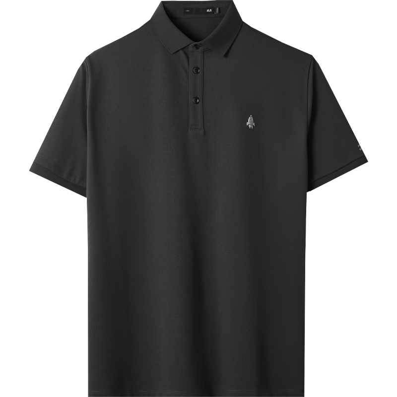 HLA Short-Sleeve Polo Shirt for Men, Light Business Aviation Series, Cool-Feeling Short Sleeves for Men in Summer