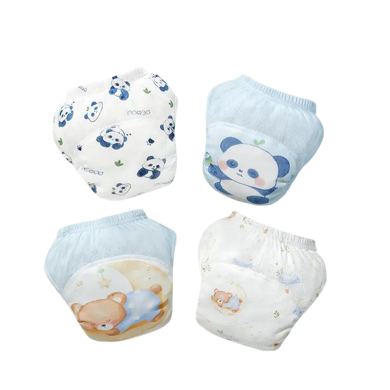 Kidsneed Baby Training Pants Potty Training Leak-Proof Washable Unisex Diaper Pants Waterproof Underwear
