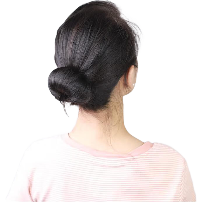 Liqing Manzi Tou Hair Curler [3 Pieces], Lazy Person's Curling Iron, Flower Bud Head French Curling Tool, Hair Accessory Ring, Hair Tie, Wig