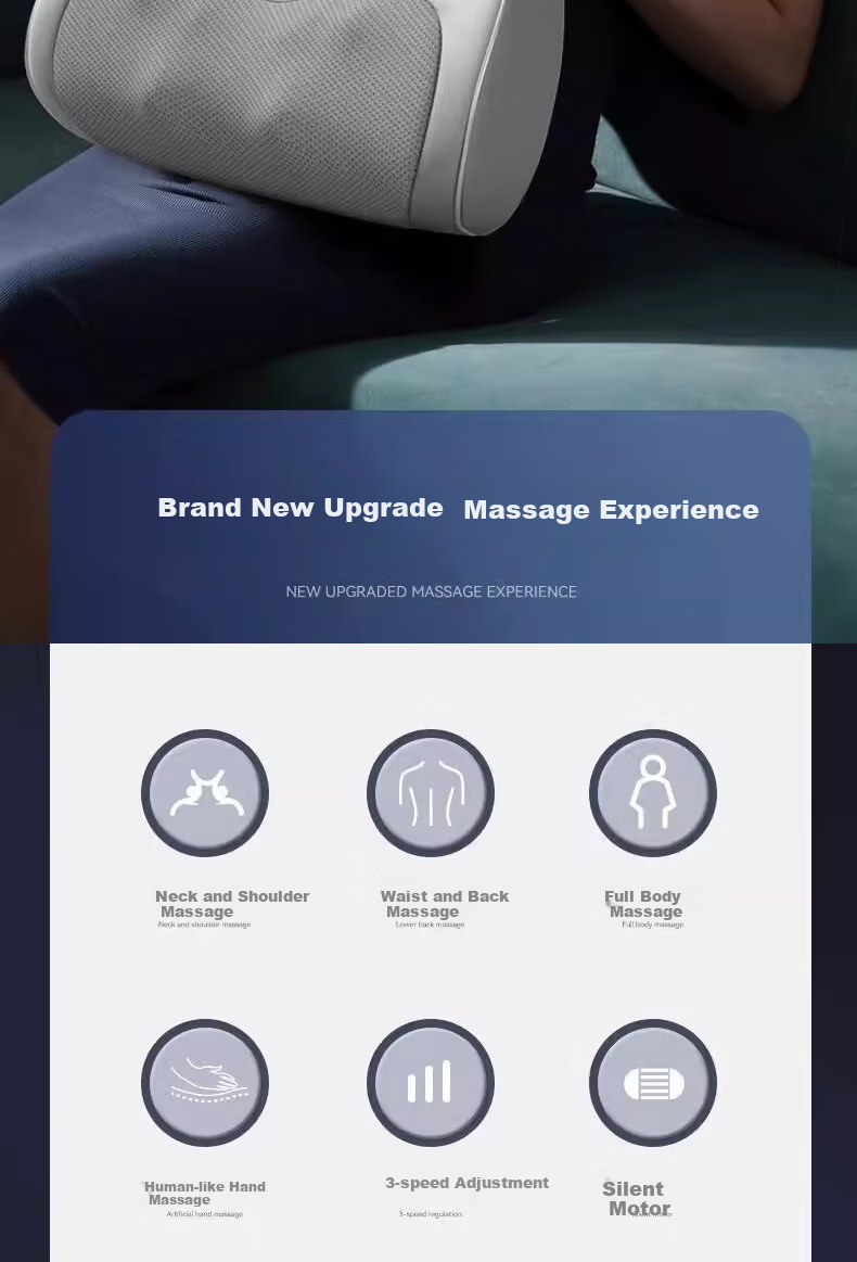 Lenovo [Mid-Autumn Festival Gift] Shoulder And Neck Massager, Cervical Spine Massager, Shoulder Trapezius Waist Back Full Body Kneading Neck Automatic Waist Massager for Parents, Men And Women Holiday Gift 2