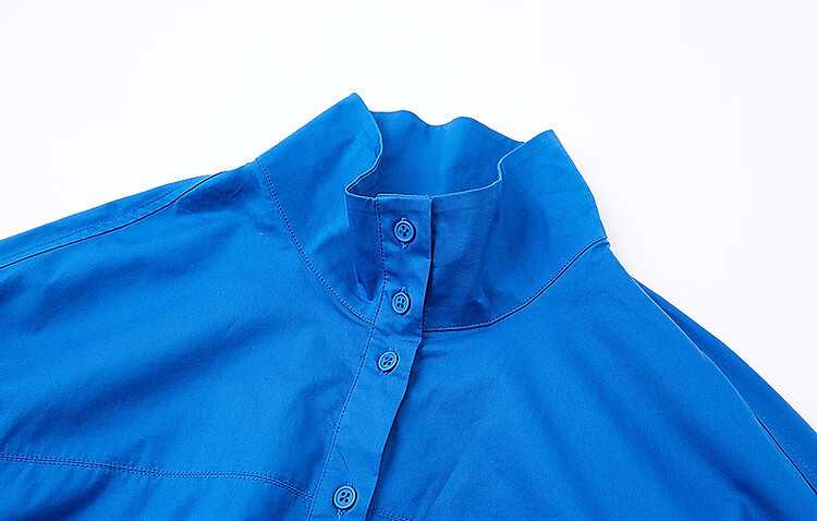 Dme [Yunduo Mian] Spring And Autumn Lightweight Outdoor Zero-Pressure Stand Collar Button-Up Concealing Petite Elegant Short Women's Jacket 1