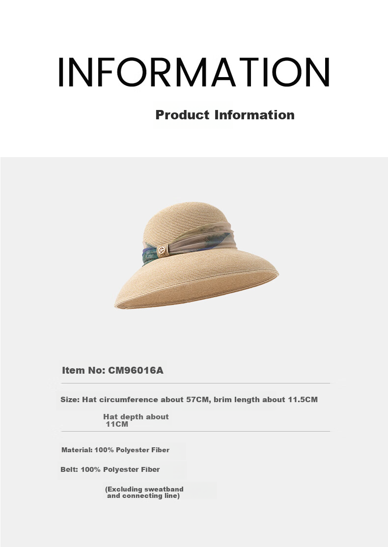 FANCET Straw Hat for Women, Elegant Summer Oregano Tulle Hat with Wide Brim, Vacation UV Protection Sun Hat, Birthday Gift for Elders 9