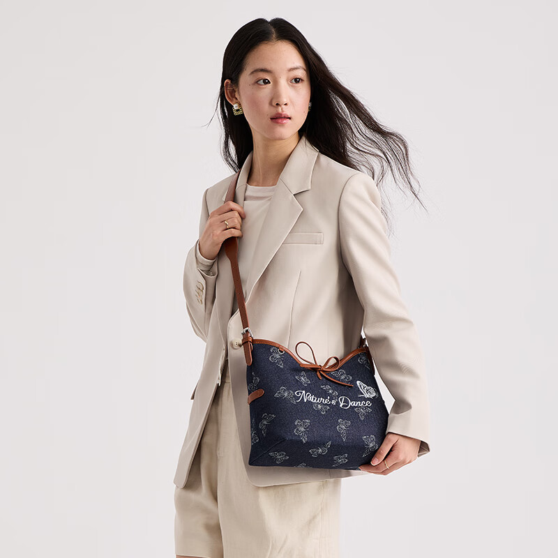 Dayingbowuguan Butterfly Handbag, Vintage Shoulder Bag, Light Luxury Tote Crossbody Bag, Birthday Gift for Wome