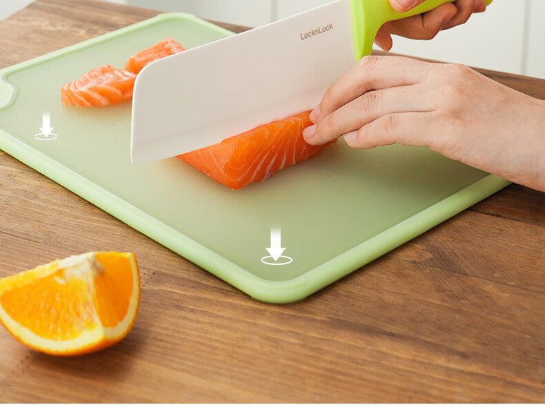 LOCK&LOCK Plastic Cutting Board Double-Sided Kitchen Chopping Board Thickened Fruit Cutting Board Baby Food Prep Board Meat Cutting Board 4