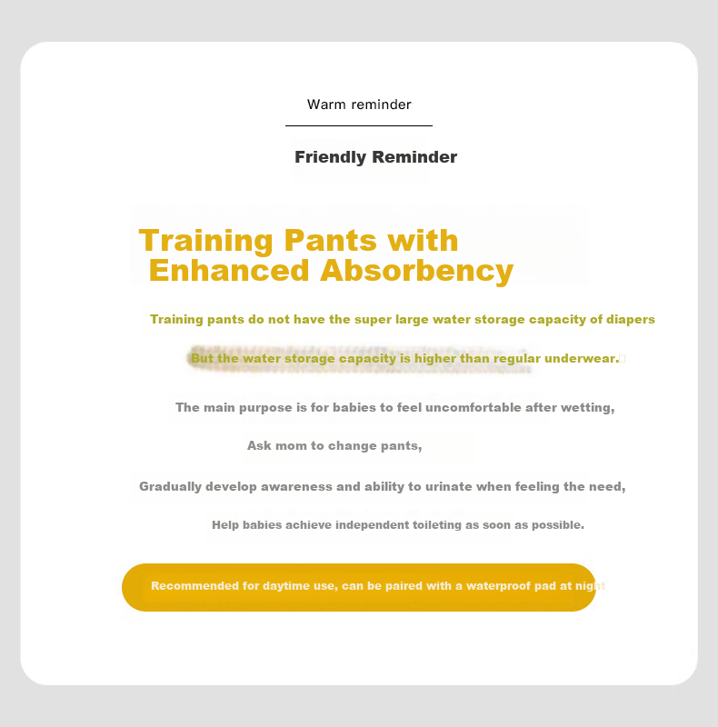 Beedoll Summer Baby Washable Potty Training Pants 3-Pack Duck Dog Rainbow Cloud M Size 2