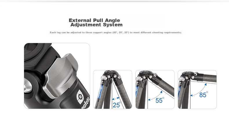 Leofoto Tripod, Desktop Mini Camera And Smartphone Photography And Videography Lightweight Travel Portable Tripod, LS-223C (Single Tripod) 14