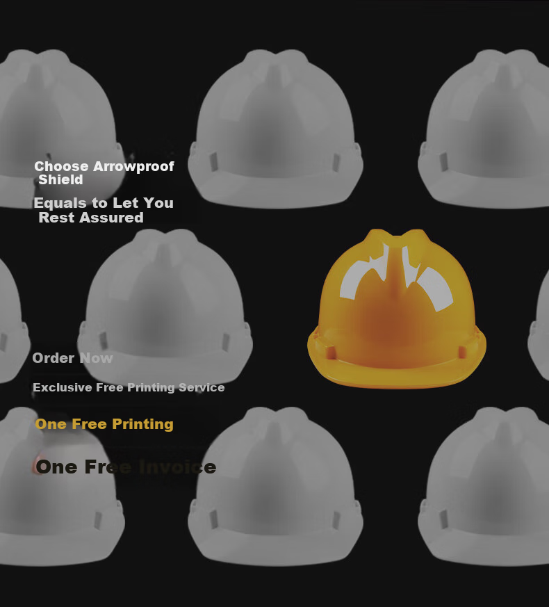 DANGJIAN Safety Helmet, ABS Impact-Resistant Breathable Anti-Smashing Shockproof Insulated Electrical Construction Site Leader Helmet, Direct Shipping from Jingcang Warehouse - V-Shaped White 22