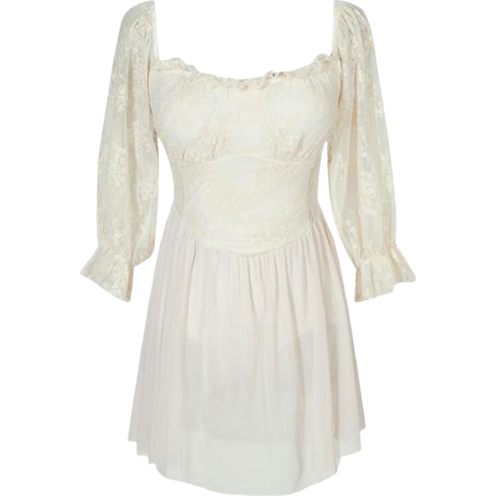 OMOM One-Piece Swimsuit for Women, Tummy Control, Slimming, Conservative Skirt Style, Plus Size, Fairy-Like, Sexy, Korean Style, Body Concealing, Leg-Lengthening Swimwear, White, L (Recommended for 98-118 Jin)