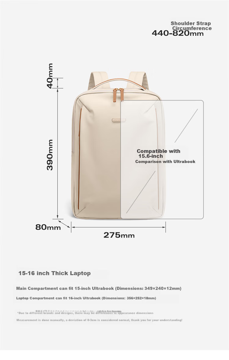 GOLF Backpack for Women, Business Travel Backpack, Huawei And Apple Laptop Bag, 14/16 Inch Notebook Backpack for College Students 19